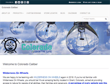 Tablet Screenshot of coloradocaliber.com